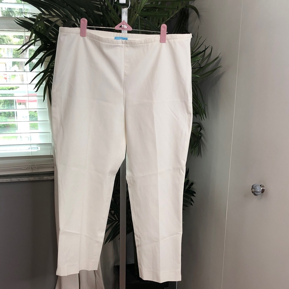 J. McLaughlin Cream Trousers